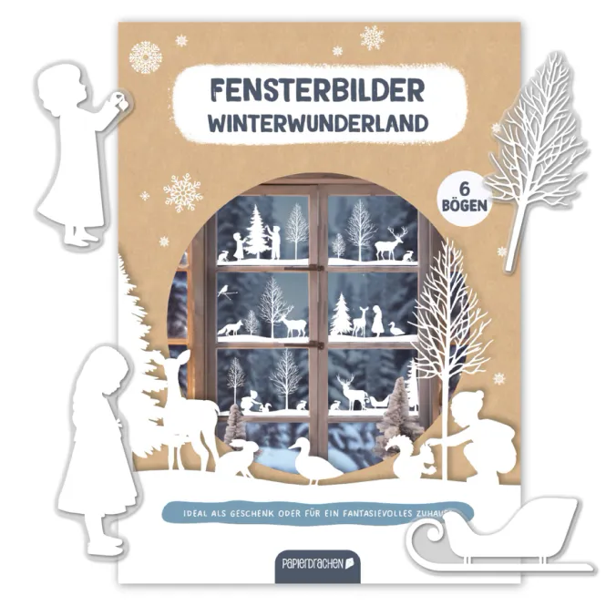 Hovedbilde Vindusklistremerker winter wonderland
