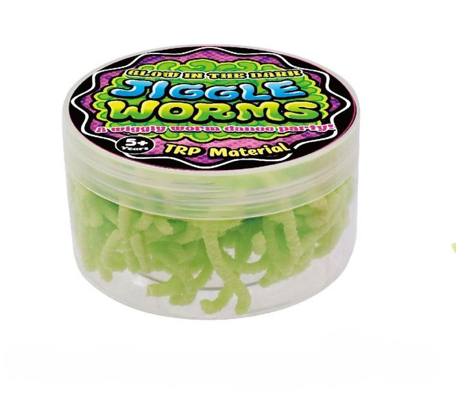 Hovedbilde Jiggle worms - glow in the dart