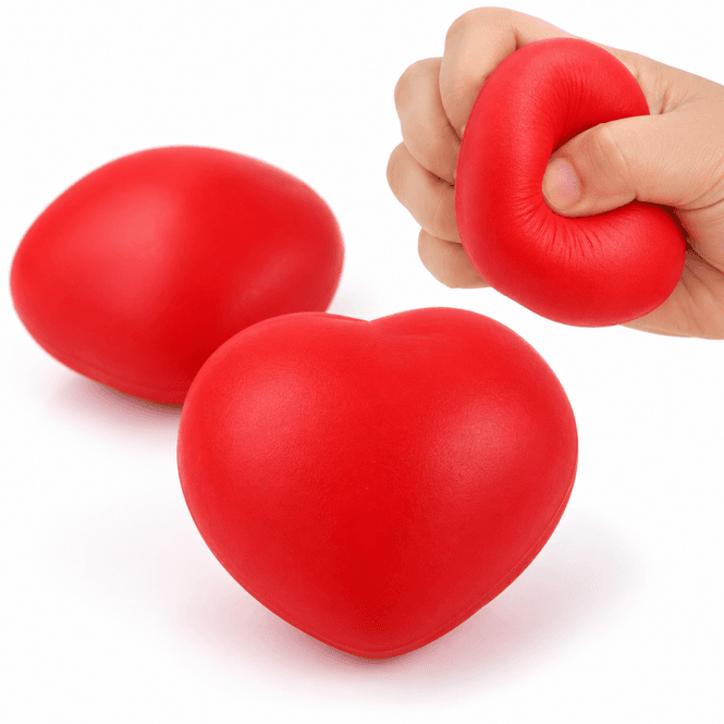 Hovedbilde Rødt lommehjerte squishy