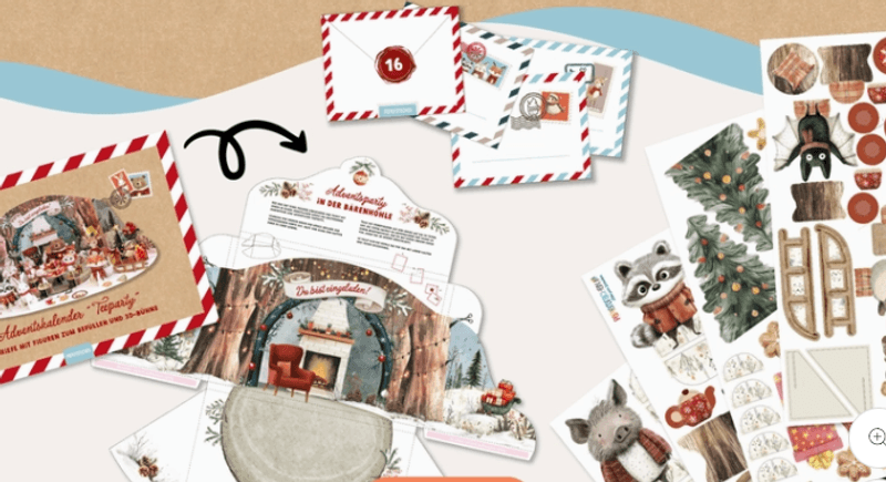 Teselskap i skogen - en magisk DIY adventskalender